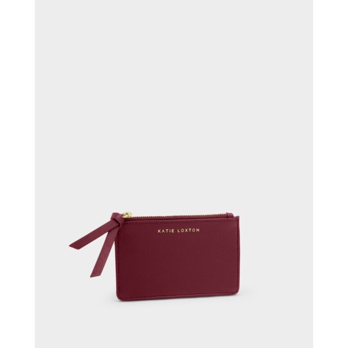 Katie Loxton Hallie Coin And Card Holder - Cherry